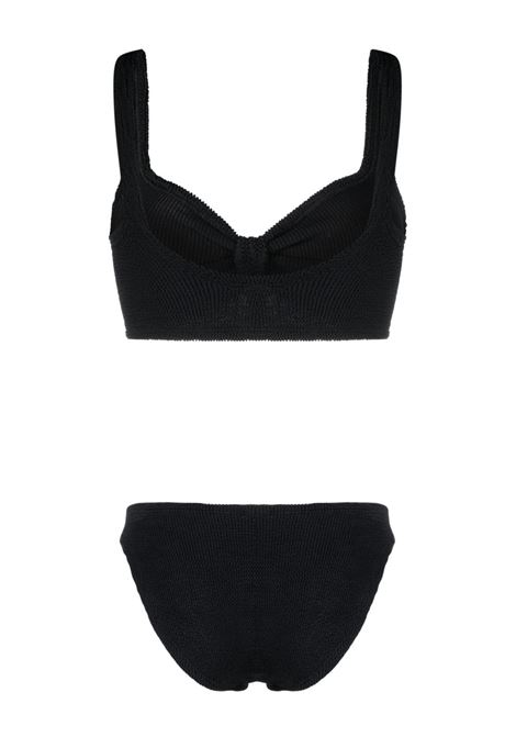 Black Bonnie crinkled bikini Hunza G - women HUNZA G | BBONNIECRBLK